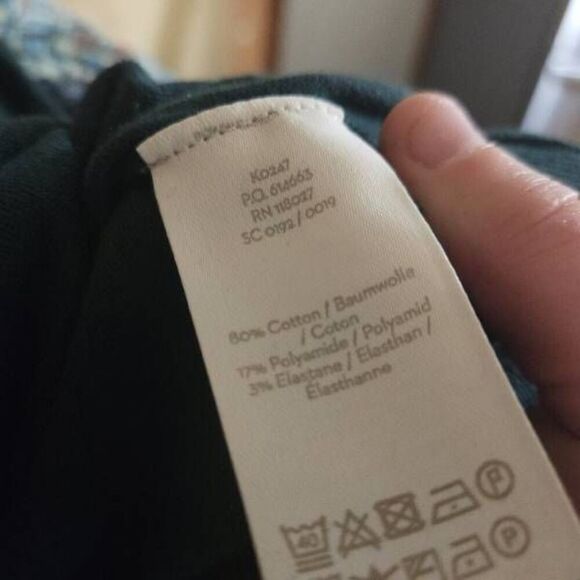 Boden green&pink trim lightweight sweater sz Small - Picture 5 of 5